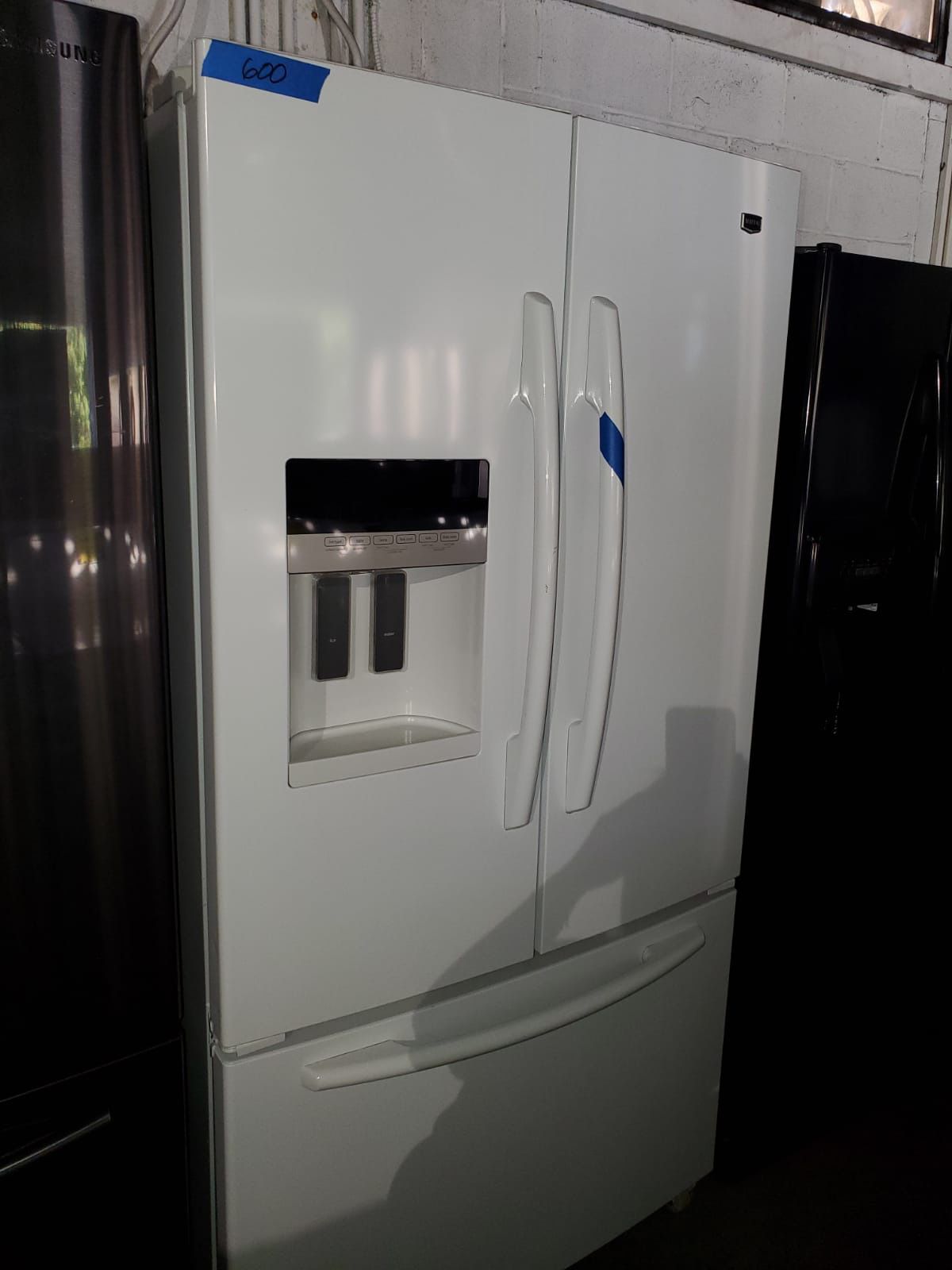 MAYTAG 36in. French doors refrigerator working perfectly with 4 months warranty