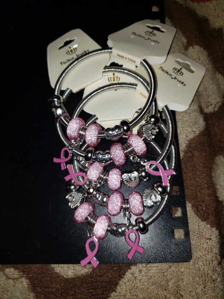Breast cancer bracelets