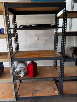 Garage storage shelf