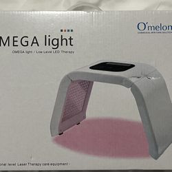 Omelon OMEGA LED Light Therapy Skin Care Device 7 Color Photon