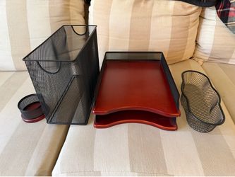 Desk Organizer Set — 5 Pieces — OBO