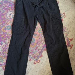 Black Denim CO. Cargo Pants 