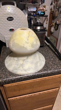 Mushroom large size lamp shade.