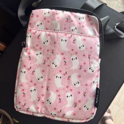 Em & Sprout Crossbody Ghost and Pink Bag