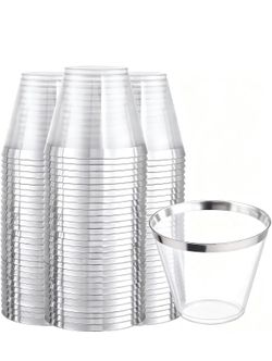 200 Pzs Silver Cups $25