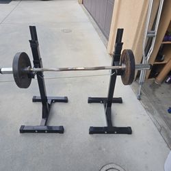Weight Rack w/weights