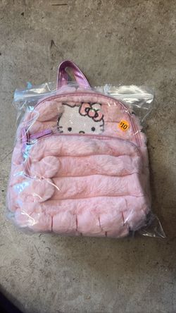 Hello Kitty Fluffy Mini Backpack