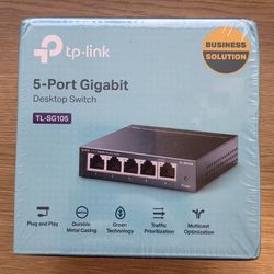 NEW & SEALED TP-Link 8-Port Gigabit Desktop Switch (TL-SG108)