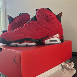 Chicago Bulls Red Jordan 6’s