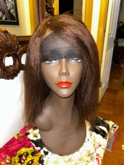 Brown Lace Front Straight Wig
