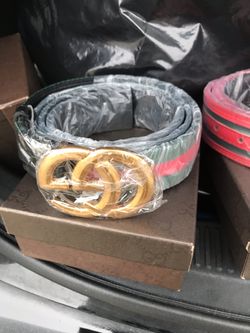 Two brand new Gucci belts size 36