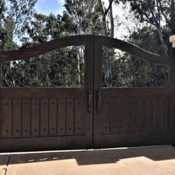 Metal And Wood Gates