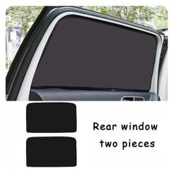 (Rear/Back) 2 PCS Set (Back/Rear) New Universal Car Sunshade Magnetic Suction Heat Insulation Cloth Cover