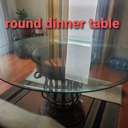 Glass Top Kitchen Table 