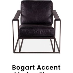 Leather Accent Chair 