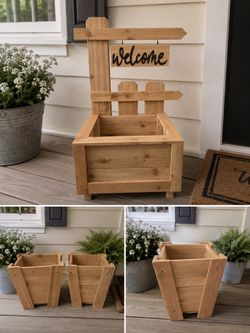 HANDMADE PORCH PLANTER 🌿