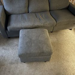 FREE Gray Couch + Ottoman