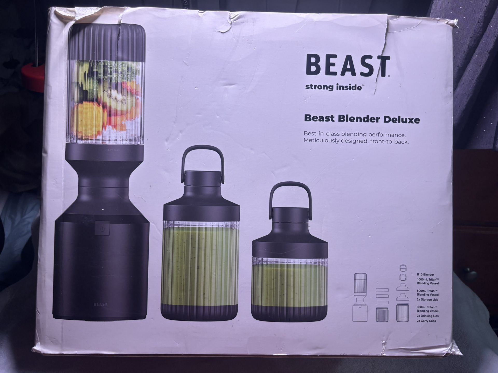 Beast Blender Deluxe - (contact info removed) New & Sealed Blended Drinks & Portable Container