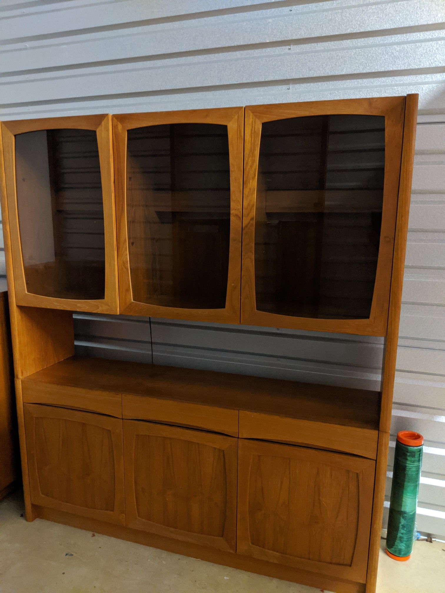 MCM Mid Century 2 Piece Cabinet