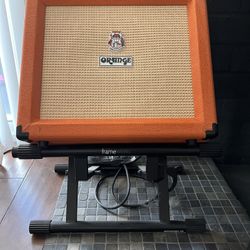 Orange Crush 35RT Guitar Combo Amp + Frameworks Stand Open Box, Never Used!