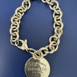 Tiffany & Co. Sterling Silver Charm Bracelet
