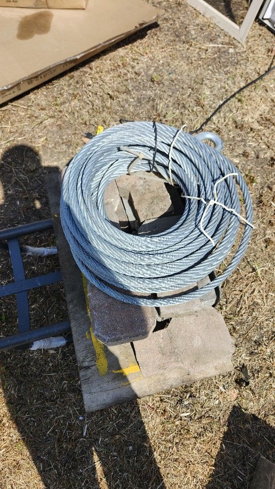2000 LB 78FT Winch Steel Cable New