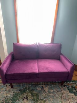 Purple couch