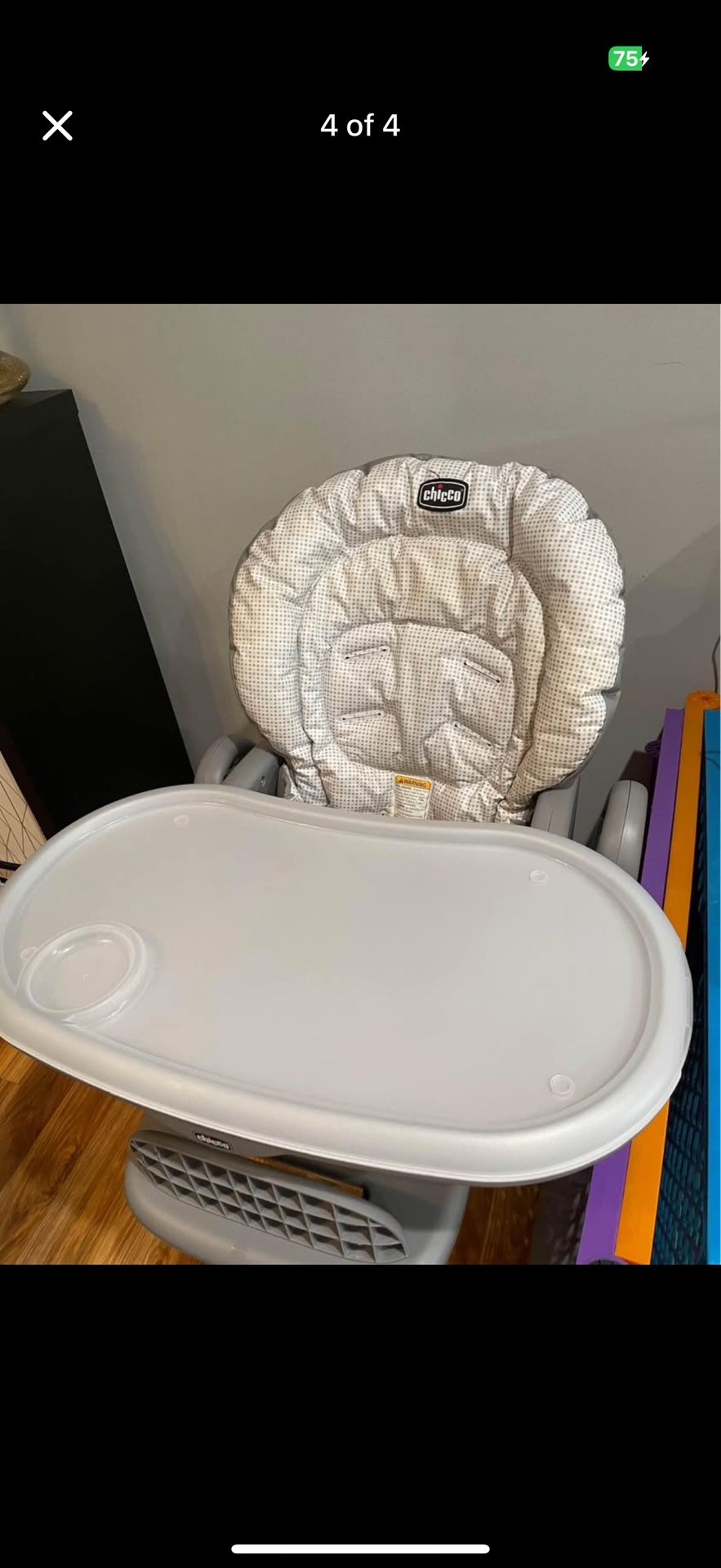 Chicco Polly 2 Start highchair In Pebble