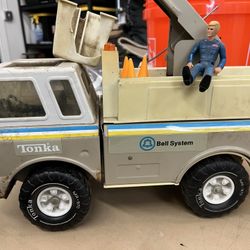 Tonka Truck (Pacific Bell) With Accessories 