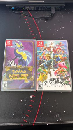 Pokémon Violet & Super Smash Bros Nintendo Switch Games