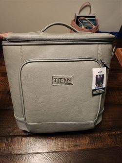 New Titan Faux Leather Cooler Tote