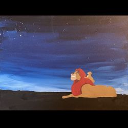 Lion King Painting