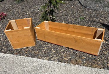 Wood Planters