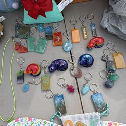 Resin Keychains And More