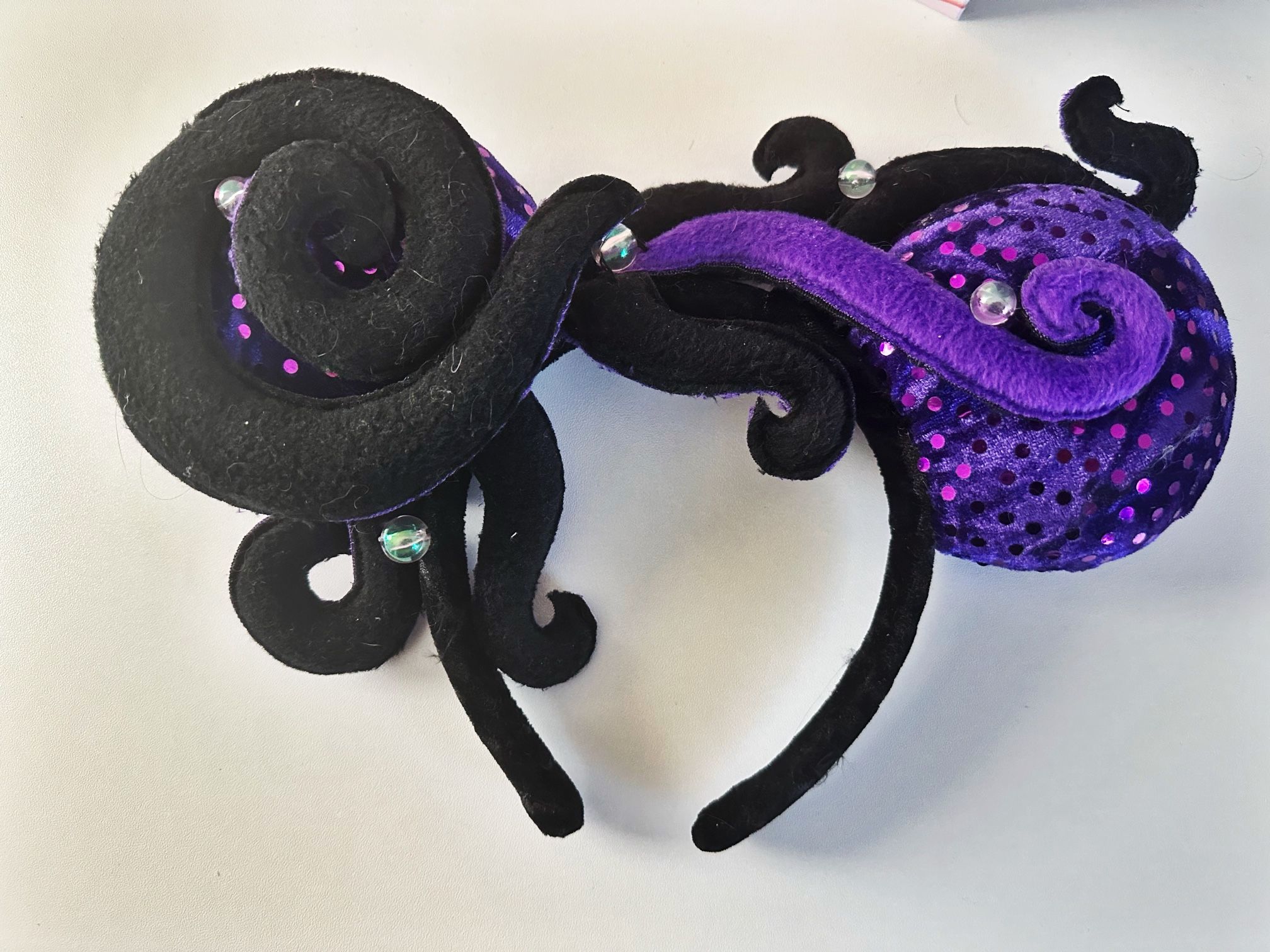 Disney Parks Limited Edition Ursula Tentacle Ears Headband.