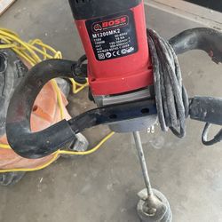 Electric Grout & Mortar Mixer Machine, DTA Boss 1200W Mixer M1200MK2