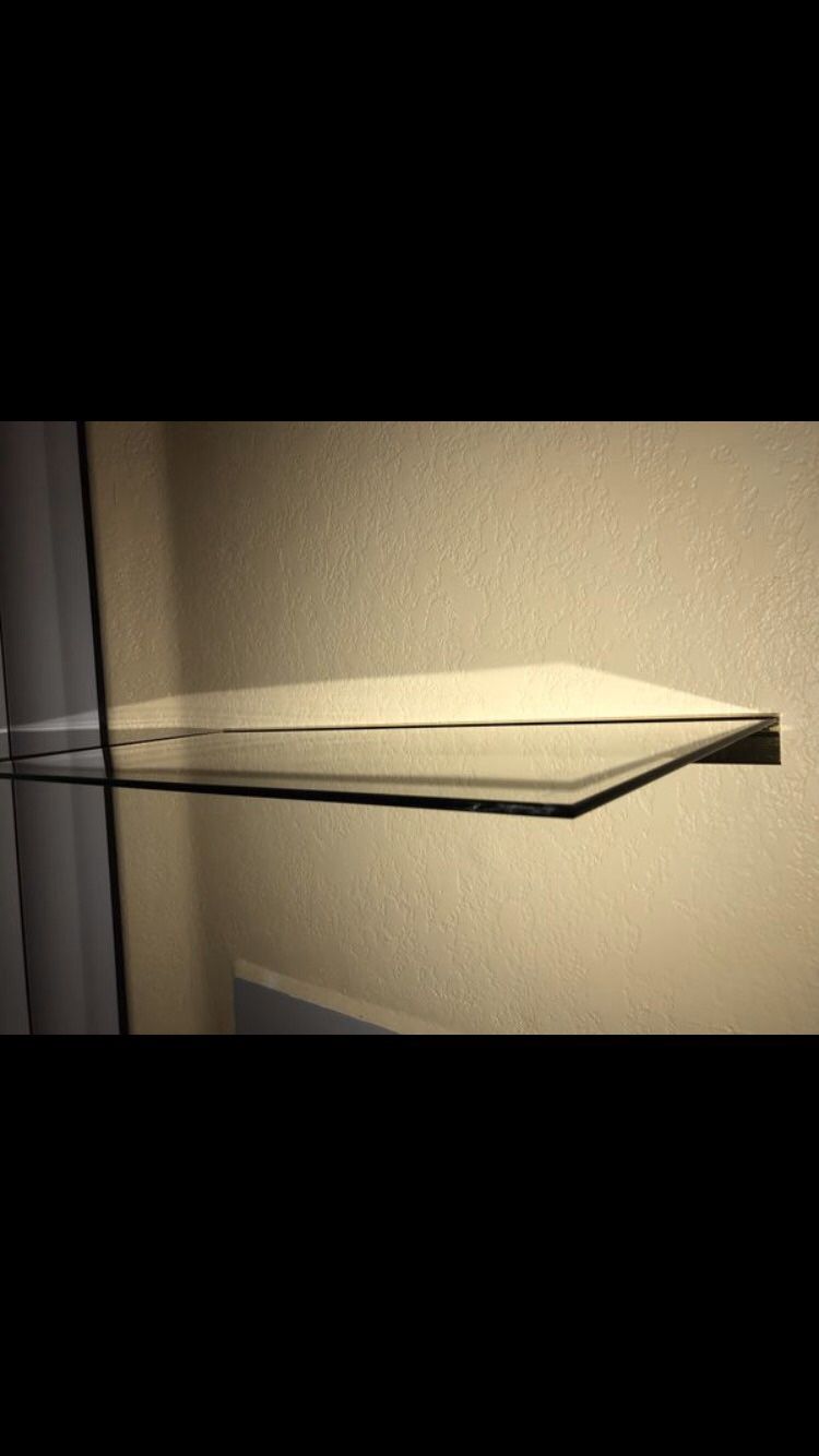 Floating Glass shelves