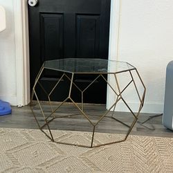 Glass Top Coffee Table 