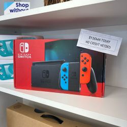 Nintendo Switch V2 -90 Day Warranty-$1 DOWN-NO Credit Needed