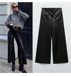 ZARA Size 2 Vegan pants