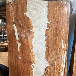 Live edge epoxy table top 78.5” x 39”