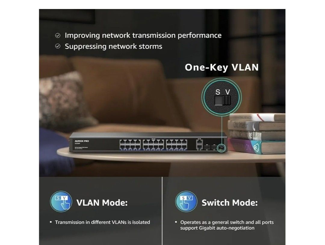 24 PORT GIGABIT POE SWITCH