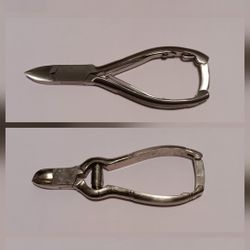 Set Of 2 Nail Clippers Pliers Like New Stainless Steel