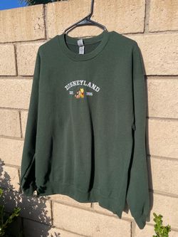 Green Weenie the Pooh Disneyland Crewneck