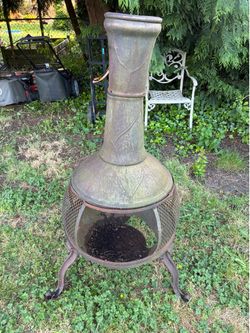Backyard standup wood pit