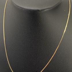 14kt Flat S Link Gold Necklace 121632/11