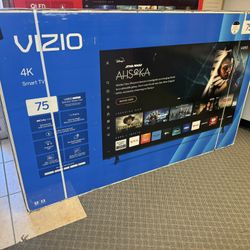 75 Tv $55 Down On Financing Free Delivery Six Month Warranty 75 Tv Vizio Smart 4K Hdtv