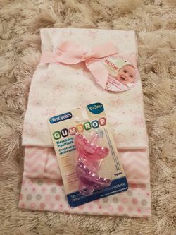 Brand New Receiving Blankets & Newborn Pacifiers