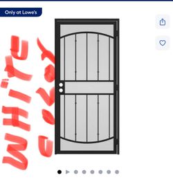 Security door new white color size 32x80