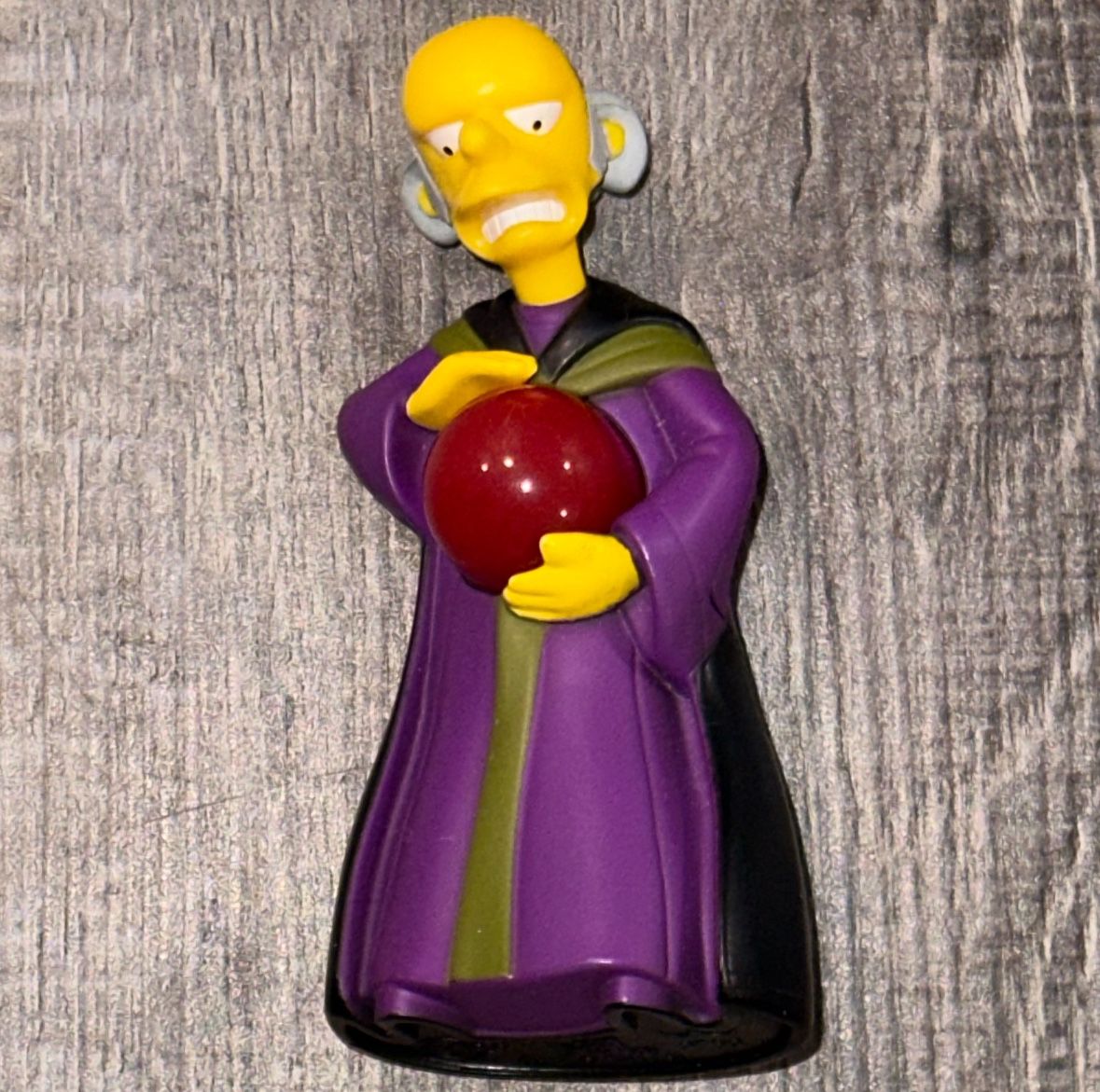 Fox The Simpsons Mr. Burns Collectible Burger King Toy